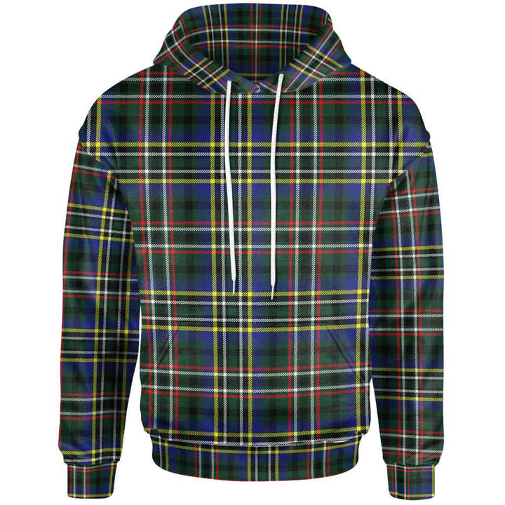 Scottish Scott Green Modern Clan Tartan Hoodie Front Side Tartan Plaid