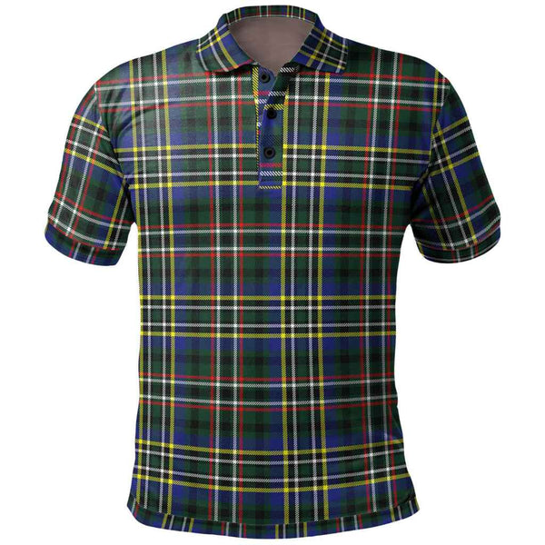 Scottish Scott Green Modern Clan Tartan Polo Shirt Front Side Tartan Plaid