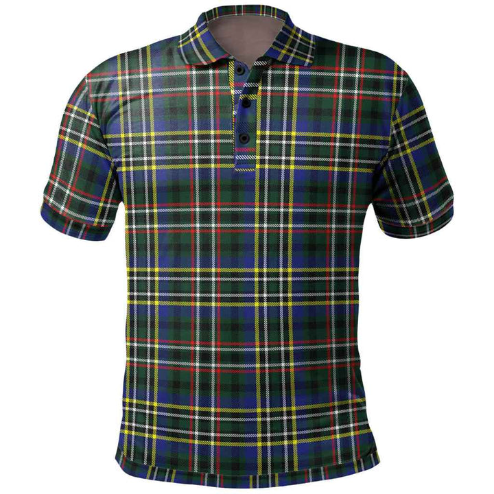 Scottish Scott Green Modern Clan Tartan Polo Shirt Front Side Tartan Plaid