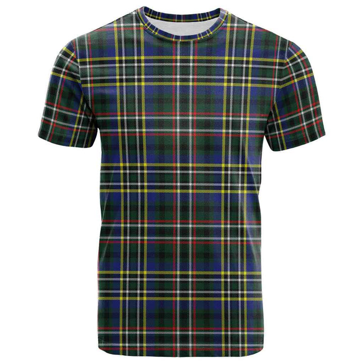 Scottish Scott Green Modern Clan Tartan T-Shirt Front Side Tartan Plaid