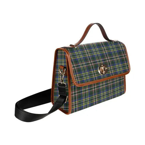Scottish Scott Green Modern Clan Tartan Waterproof Canvas Bag Tartan Plaid 3