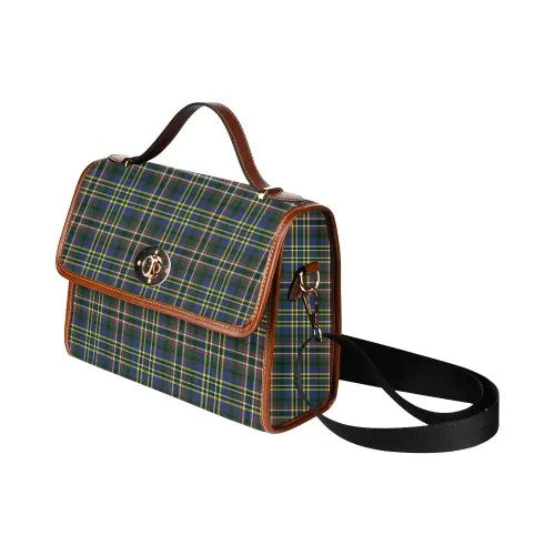 Scottish Scott Green Modern Clan Tartan Waterproof Canvas Bag Tartan Plaid 4