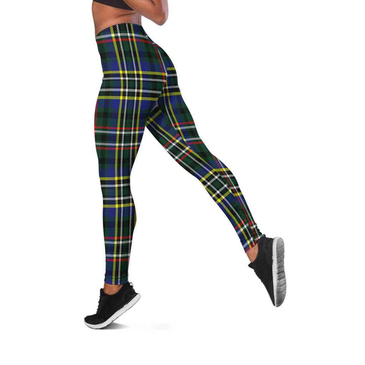 Scottish Scott Green Modern Clan Tartan Women Leggings Tartan Plaid 2