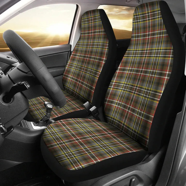 Scottish Scott Green Weathered Clan Tartan Car Seat Covers 2