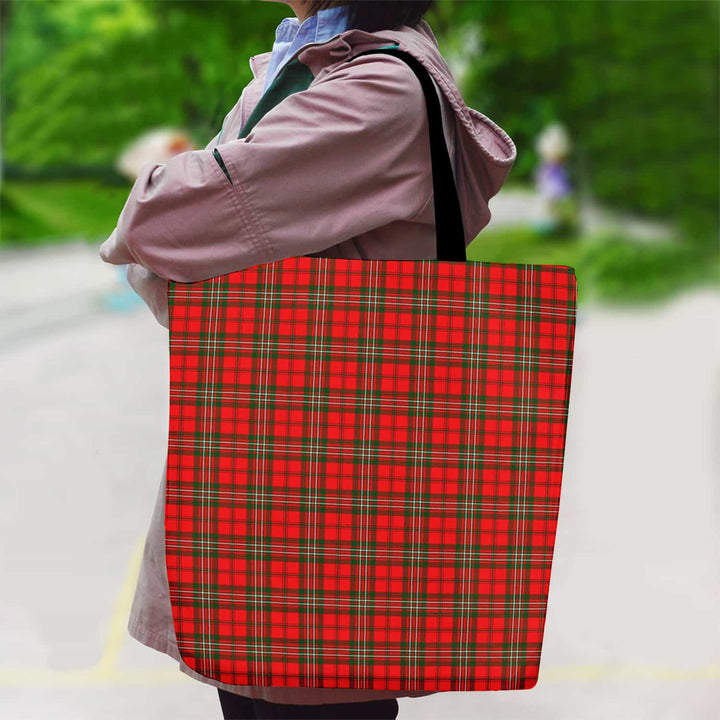 Scottish Scott Modern Clan Tartan Canvas Bag With Shoulder Strap Tartan Plaid 2