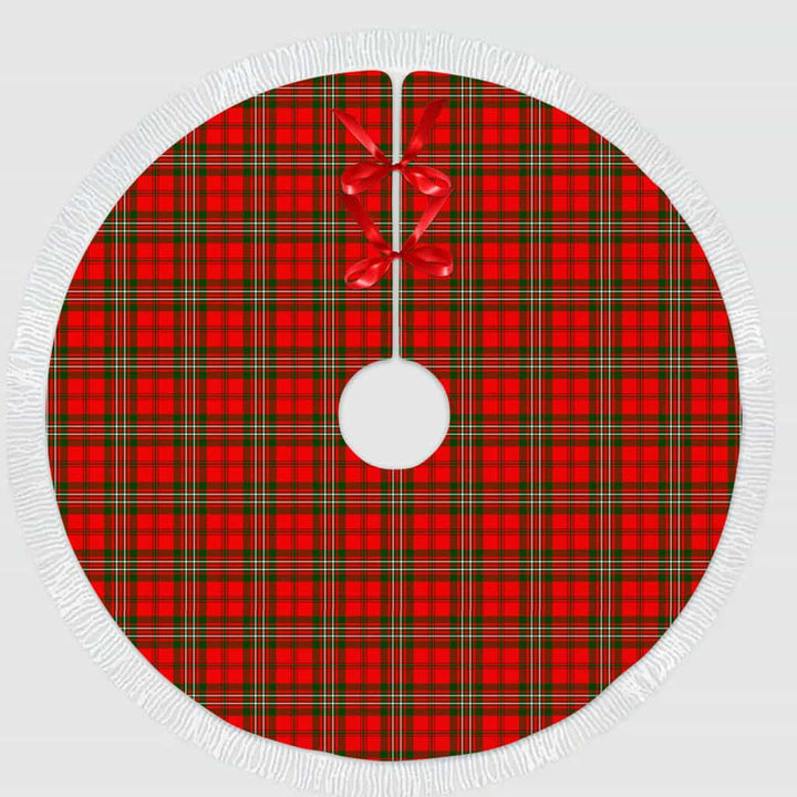 Scottish Scott Modern Clan Tartan Christmas Tree Skirt Tassels 1 Tartan Plaid