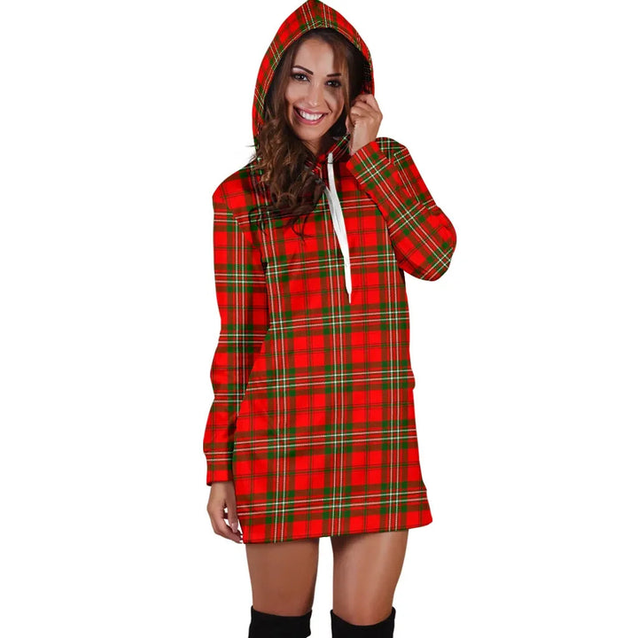 Scottish Scott Modern Clan Tartan Hoodie Dress