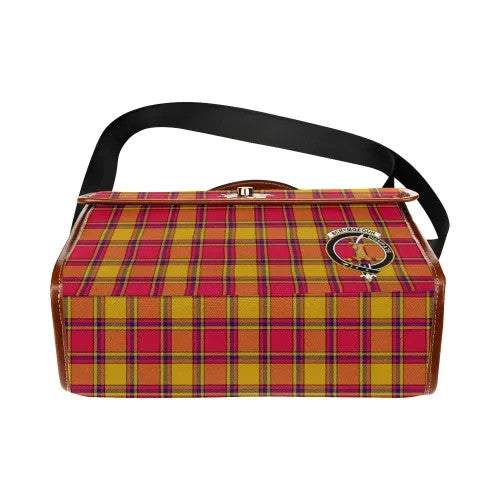 Scottish Scrymgeour Clan Crest Tartan Waterproof Canvas Bag Tartan Plaid 5