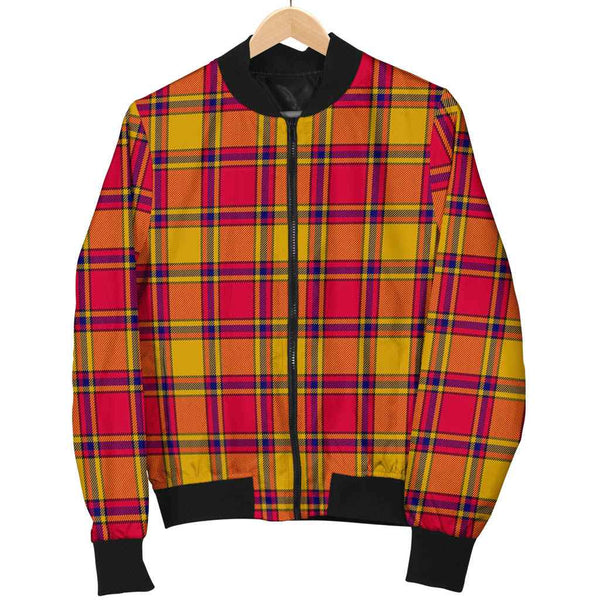 Scottish Scrymgeour Clan Tartan Bomber Jacket Tartan Plaid 1