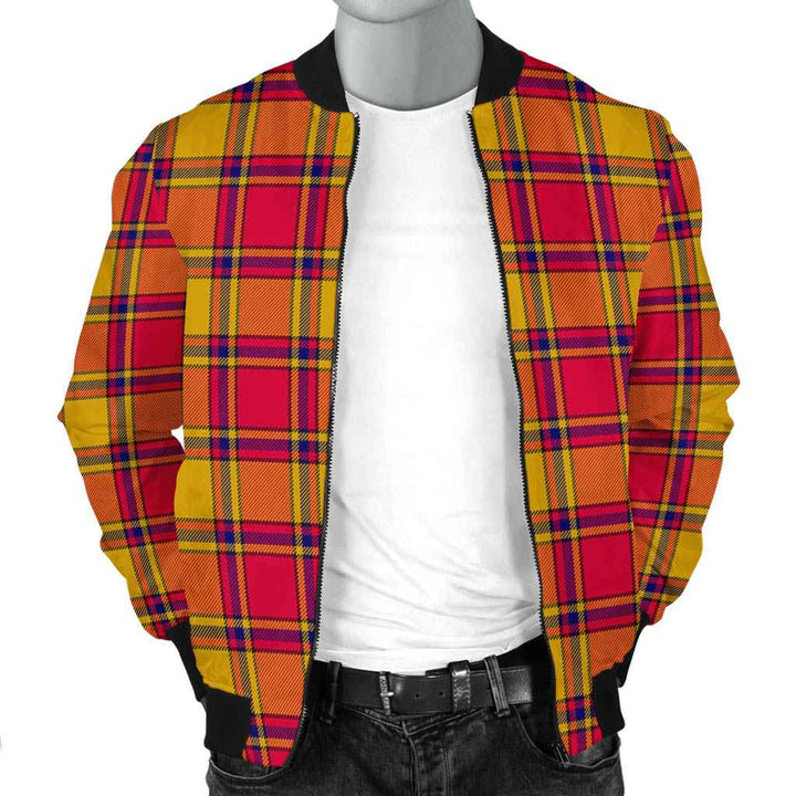 Scottish Scrymgeour Clan Tartan Bomber Jacket Tartan Plaid 2