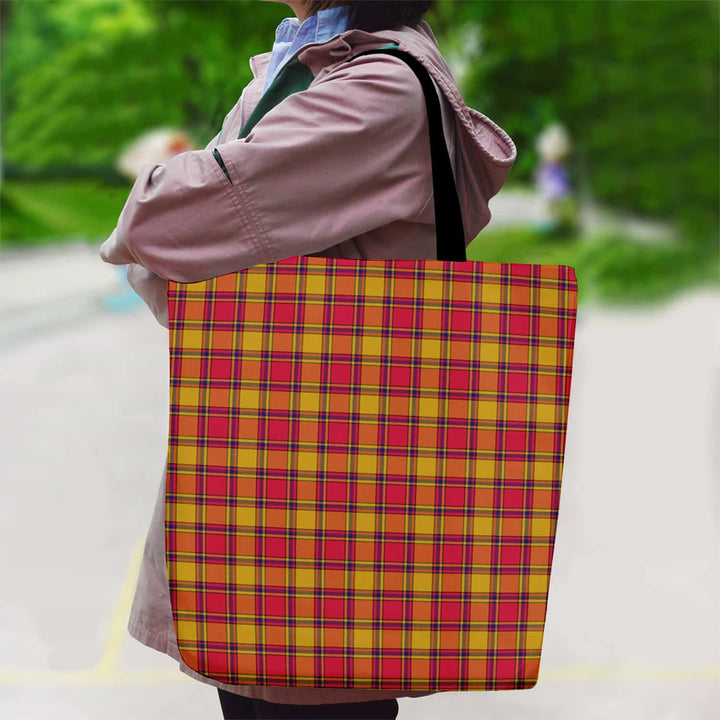 Scottish Scrymgeour Clan Tartan Canvas Bag With Shoulder Strap Tartan Plaid 2