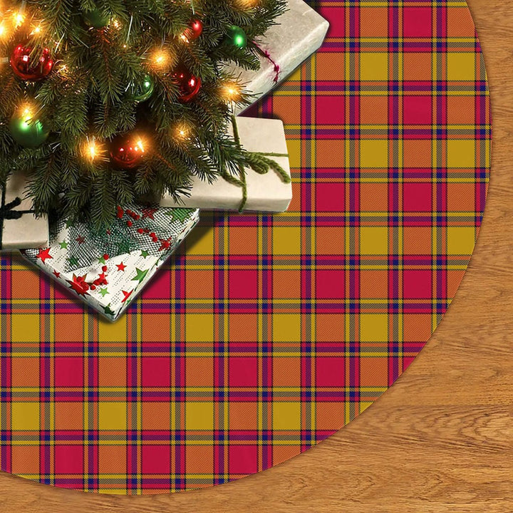 Scottish Scrymgeour Clan Tartan Christmas Tree Skirt No Tassels 2 Tartan Plaid