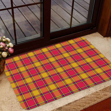 Scottish Scrymgeour Clan Tartan Door Mat Tartan Plaid 1