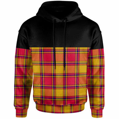 Scottish Scrymgeour Clan Tartan Hoodie - Horizontal Style Front Side Tartan Plaid