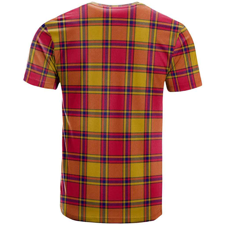 Scottish Scrymgeour Clan Tartan T-Shirt Back Side Tartan Plaid
