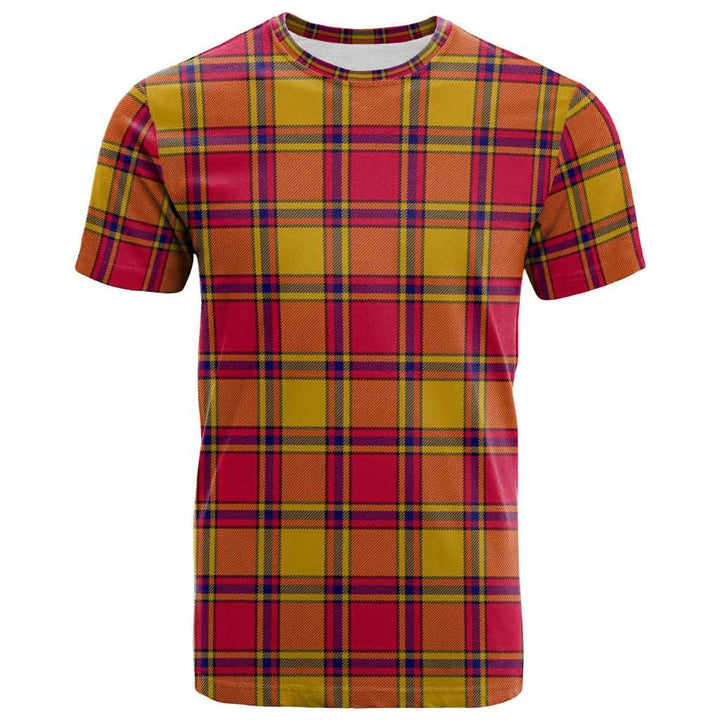 Scottish Scrymgeour Clan Tartan T-Shirt Front Side Tartan Plaid