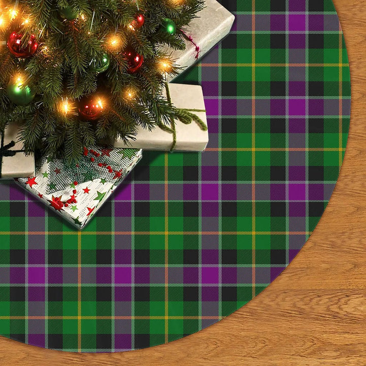 Scottish Selkirk Clan Tartan Christmas Tree Skirt No Tassels 2 Tartan Plaid
