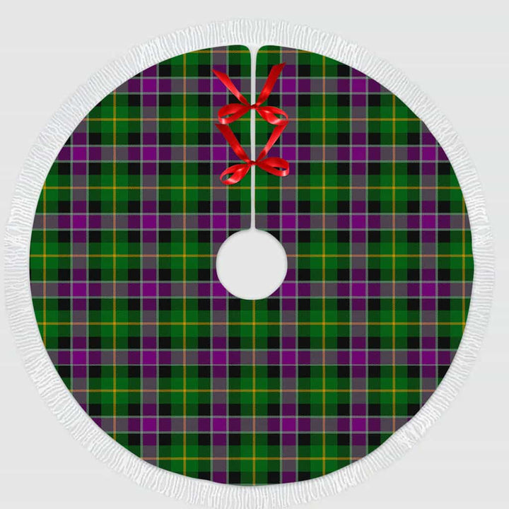 Scottish Selkirk Clan Tartan Christmas Tree Skirt Tassels 1 Tartan Plaid