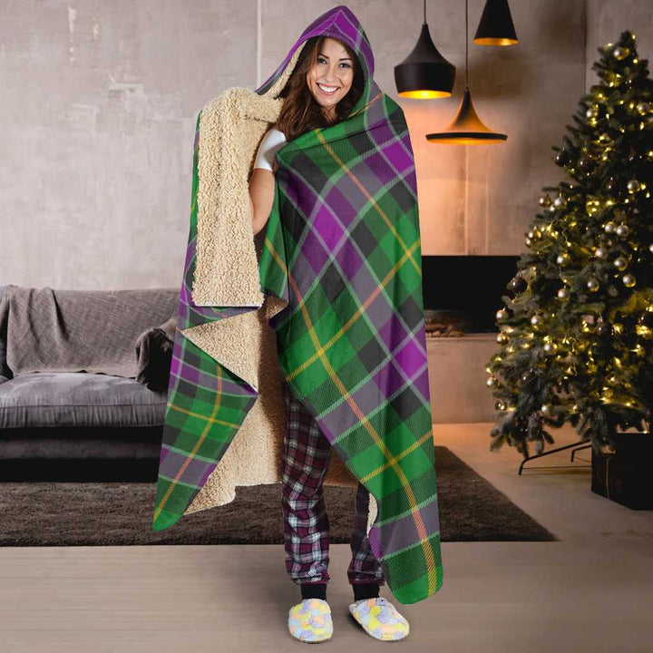 Scottish Selkirk Clan Tartan Hooded Blanket Tartan Plaid 6