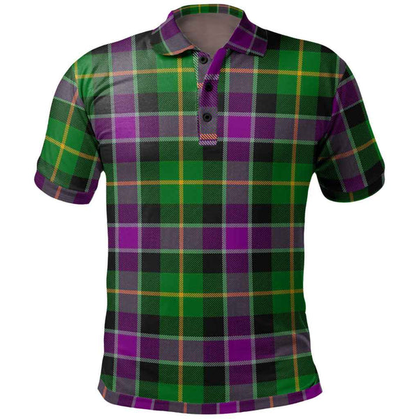 Scottish Selkirk Clan Tartan Polo Shirt Front Side Tartan Plaid
