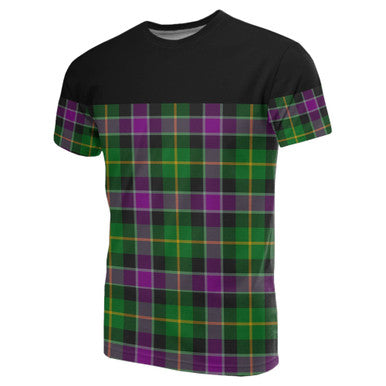 Scottish Selkirk Clan Tartan T-Shirt Horizontal Style Front Side Tartan Plaid