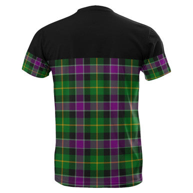Scottish Selkirk Clan Tartan T-Shirt Horizontal Style Back Side Tartan Plaid