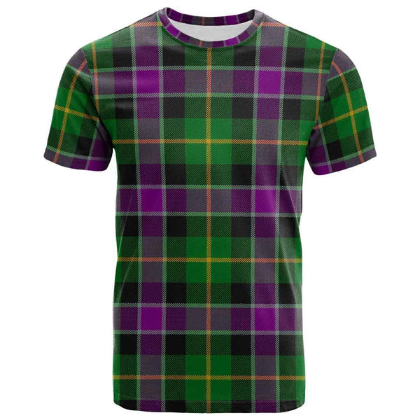 Scottish Selkirk Clan Tartan T-Shirt Front Side Tartan Plaid