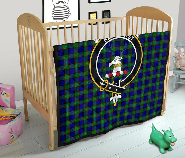 Scottish Sempill Modern Clan Crest Tartan Quilt Tartan Plaid 13