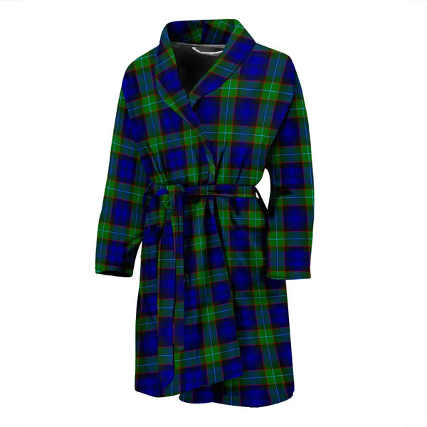 Scottish Sempill Modern Clan Tartan Bathrobe 2