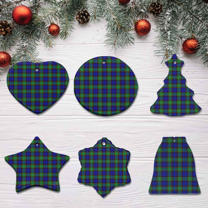 Scottish Sempill Modern Clan Tartan Ceramic Ornament All Tartan Plaid