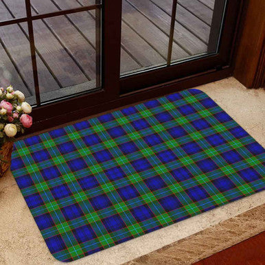 Scottish Sempill Modern Clan Tartan Door Mat Tartan Plaid 1