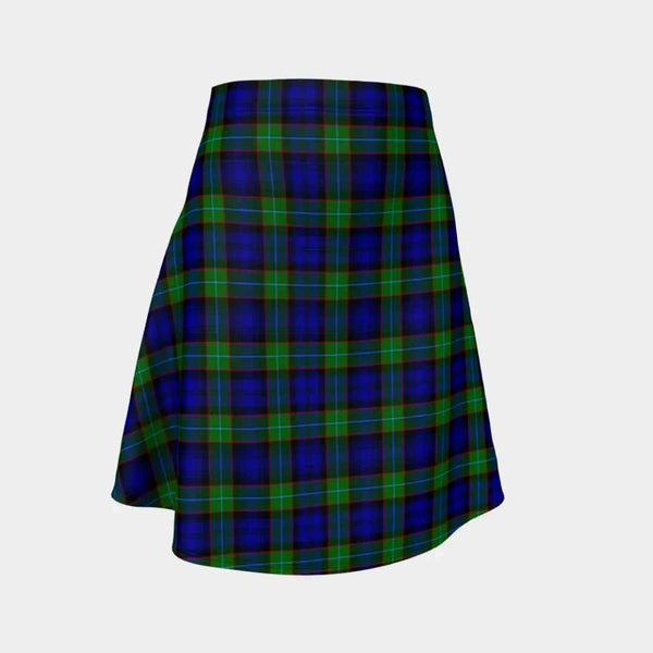 Scottish Sempill Modern Clan Tartan Flare Skirt Tartan Plaid 1