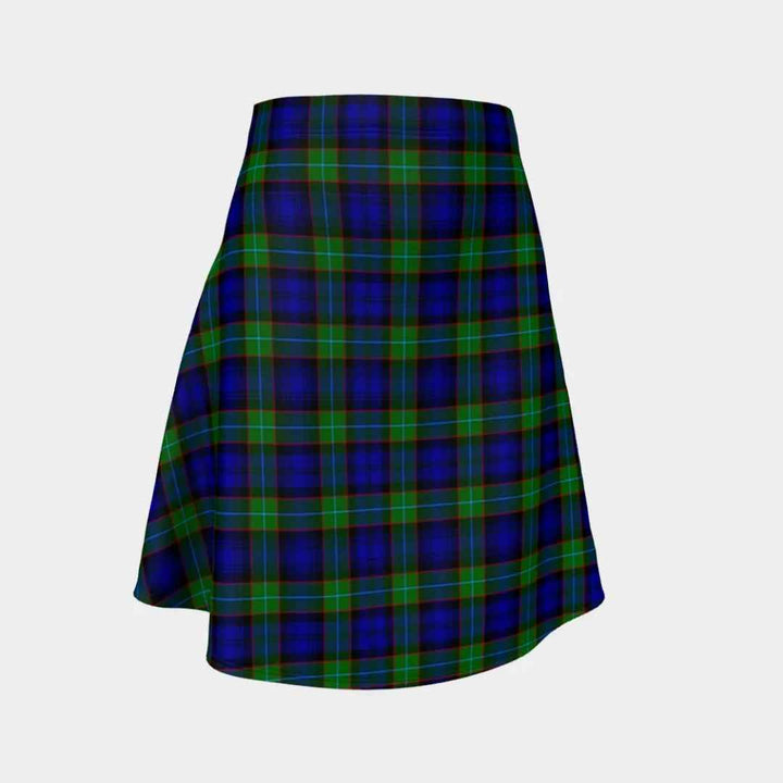 Scottish Sempill Modern Clan Tartan Flare Skirt Tartan Plaid 1