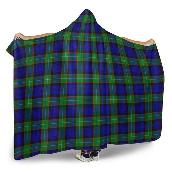 Scottish Sempill Modern Clan Tartan Hooded Blanket Tartan Plaid 2
