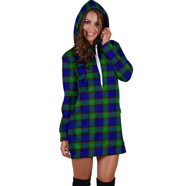 Scottish Sempill Modern Clan Tartan Hoodie Dress