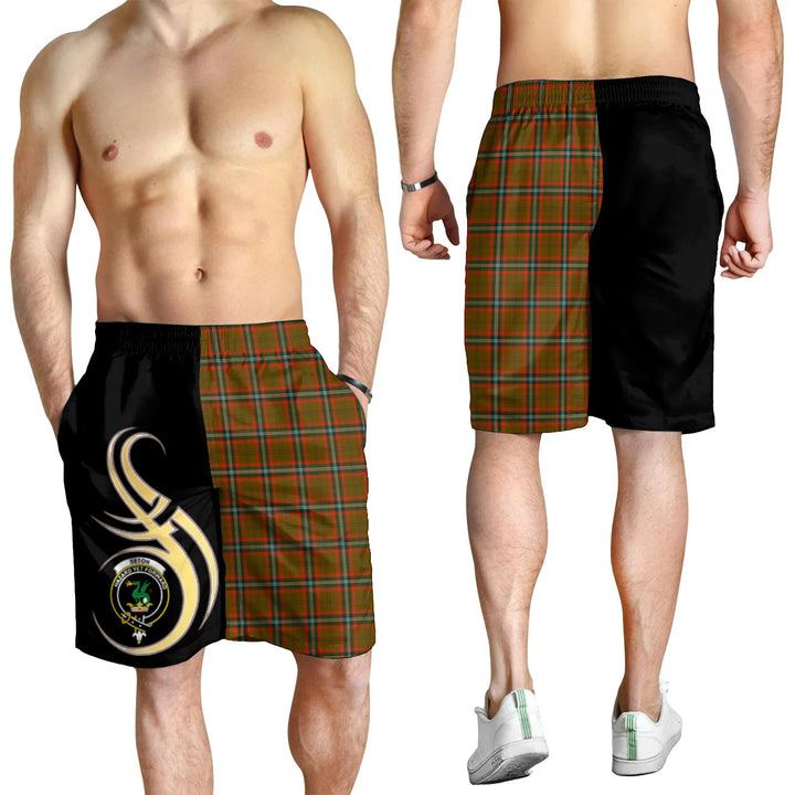 Scottish Seton Hunting Modern Clan Crest Tartan Believe in Me Men's Shorts