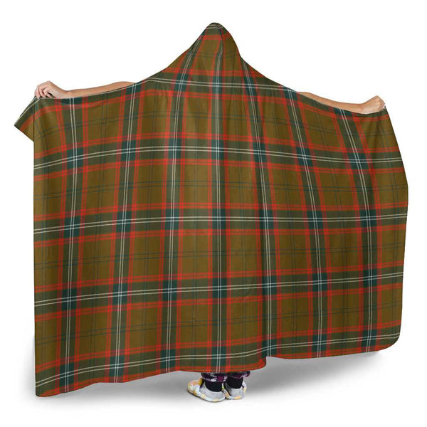 Scottish Seton Hunting Modern Clan Tartan Hooded Blanket Tartan Plaid 2