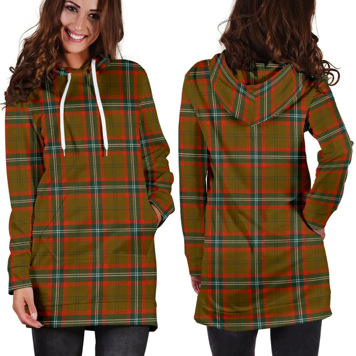 Scottish Seton Hunting Modern Clan Tartan Hoodie Dress