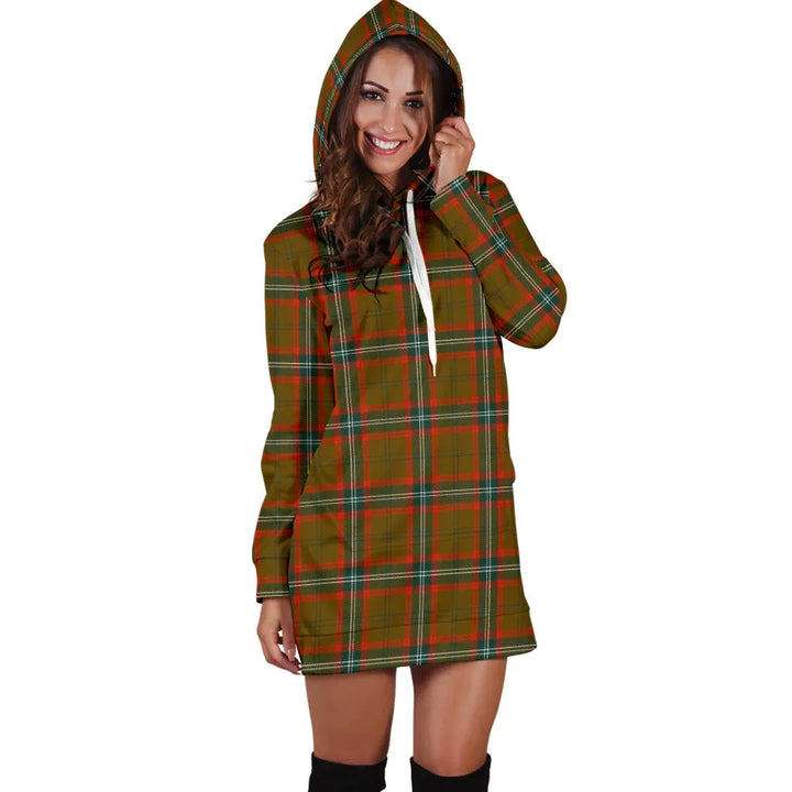 Scottish Seton Hunting Modern Clan Tartan Hoodie Dress