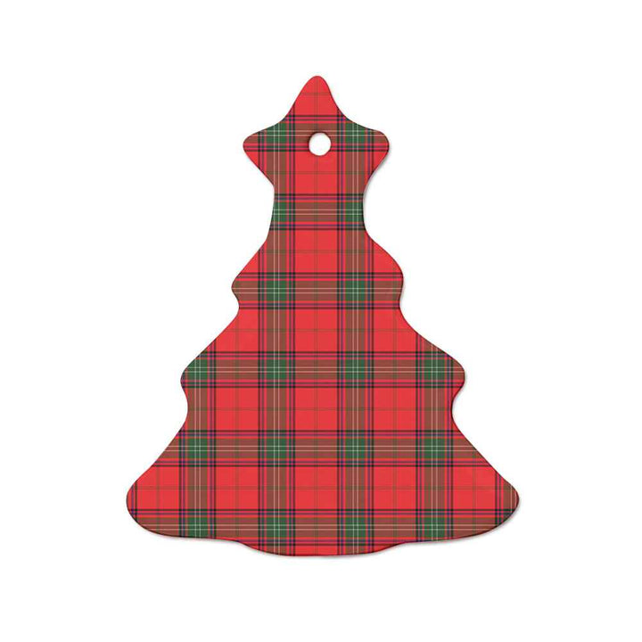 Scottish Seton Modern Clan Tartan Ceramic Ornament  Tree Shape Tartan Plaid