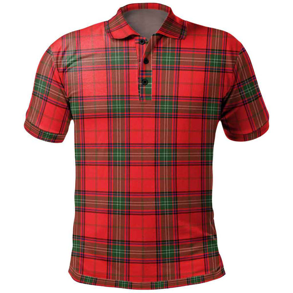 Scottish Seton Modern Clan Tartan Polo Shirt Front Side Tartan Plaid
