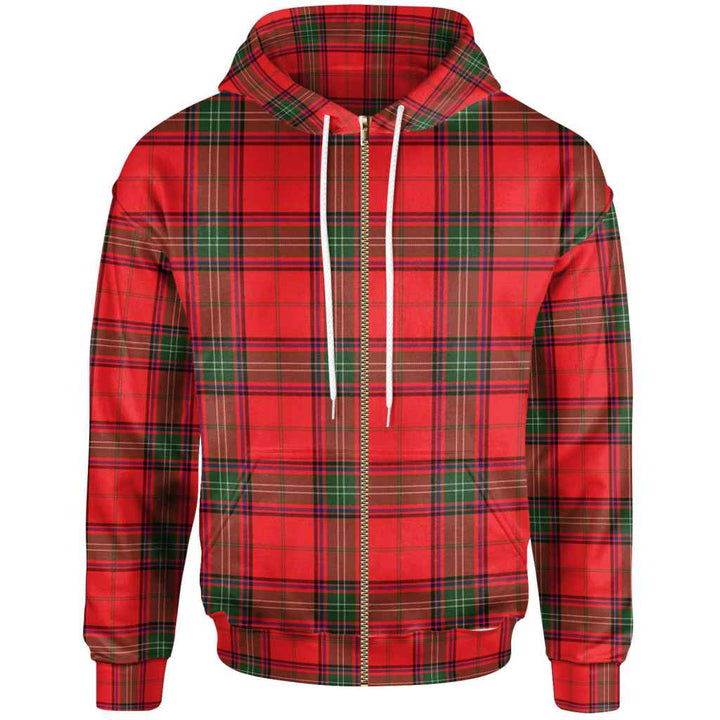 Scottish Seton Modern Clan Tartan Hoodie Zip Tartan Plaid