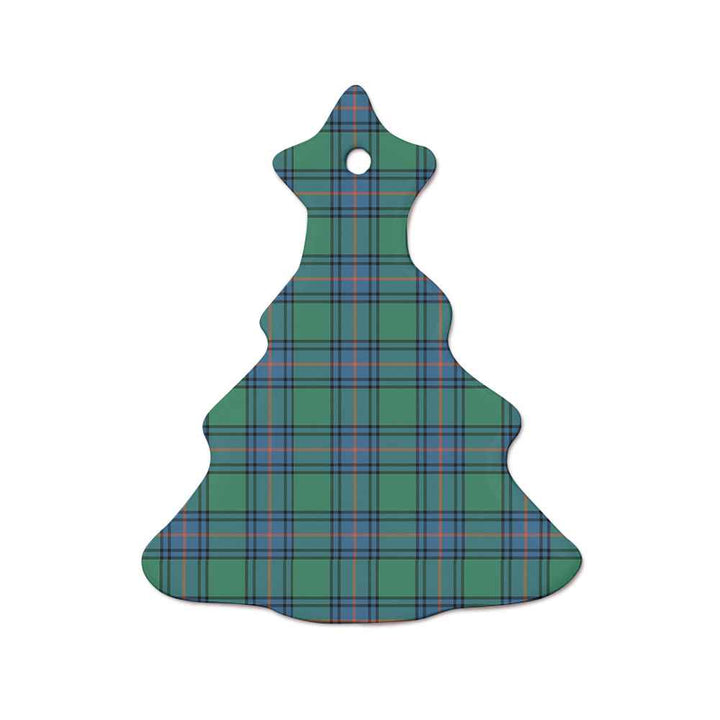 Scottish Shaw Ancient Clan Tartan Ceramic Ornament  Tree Shape Tartan Plaid