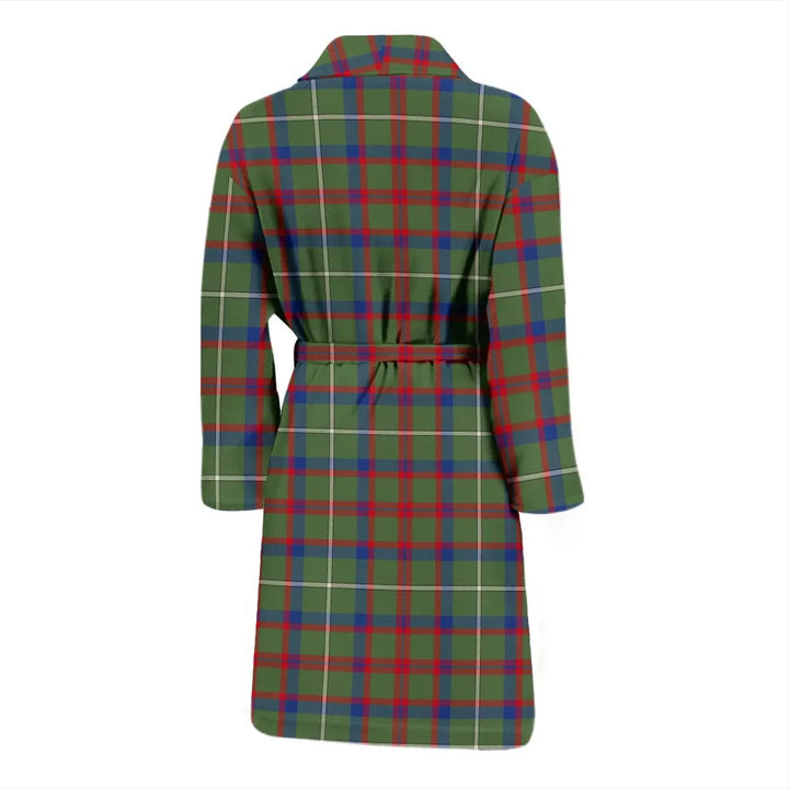 Scottish Shaw Green Modern Clan Tartan Bathrobe 2