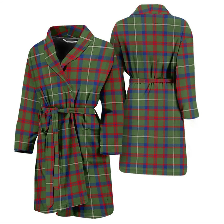 Scottish Shaw Green Modern Clan Tartan Bathrobe 3