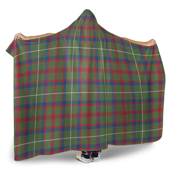 Scottish Shaw Green Modern Clan Tartan Hooded Blanket Tartan Plaid 2