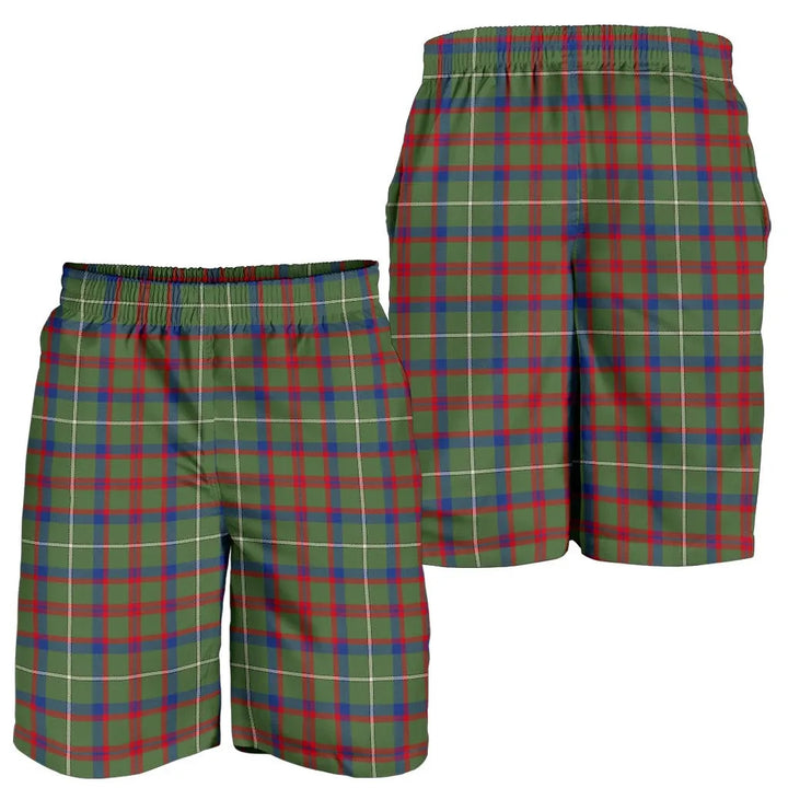 Scottish Shaw Green Modern Clan Tartan Men's Shorts