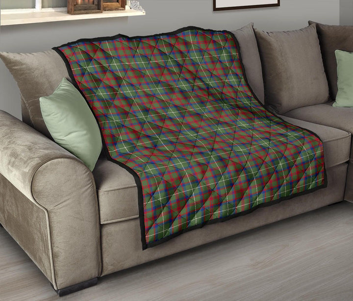 Scottish Shaw Green Modern Clan Tartan Quilt Tartan Plaid 8