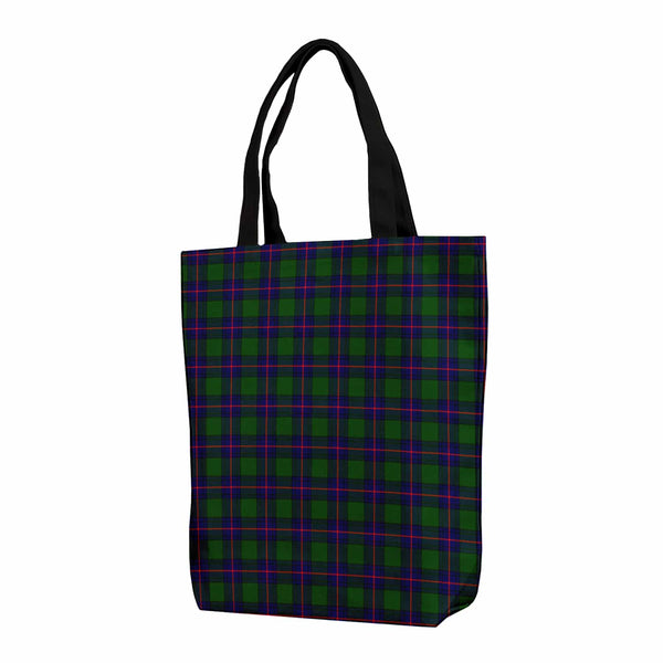 Scottish Shaw Modern Clan Tartan Canvas Bag With Shoulder Strap Tartan Plaid 1