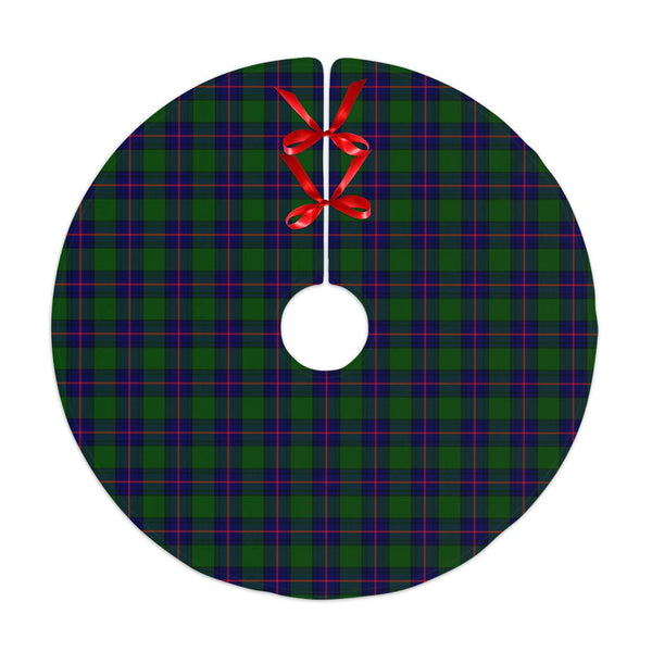 Scottish Shaw Modern Clan Tartan Christmas Tree Skirt No Tassels 1 Tartan Plaid